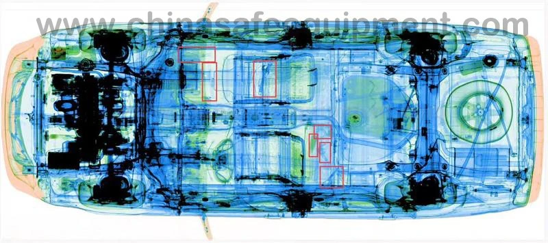 High Throughout X Ray Vehicle Scanning System At2800 Using at Airport Security Inspection System