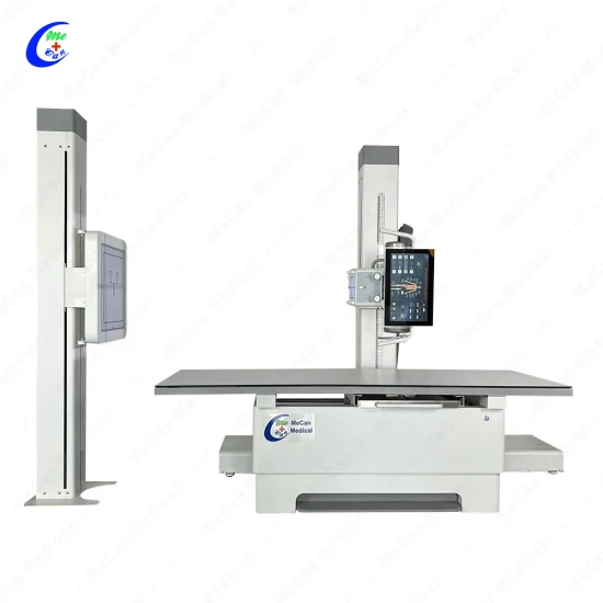 32kW 50kW Alta frequenza 500mA Toracico Dr.  Macchina radiografica digitale Tavolo radiografico medico