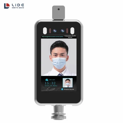 Riconoscimento facciale, controllo accessi, sicurezza, scanner LCD IR per temperatura corporea con riconoscimento facciale, riconoscimento maschera